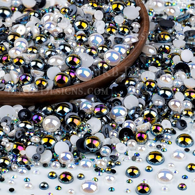 Custom Full Pearl Blinged 11oz Ceramic Mug