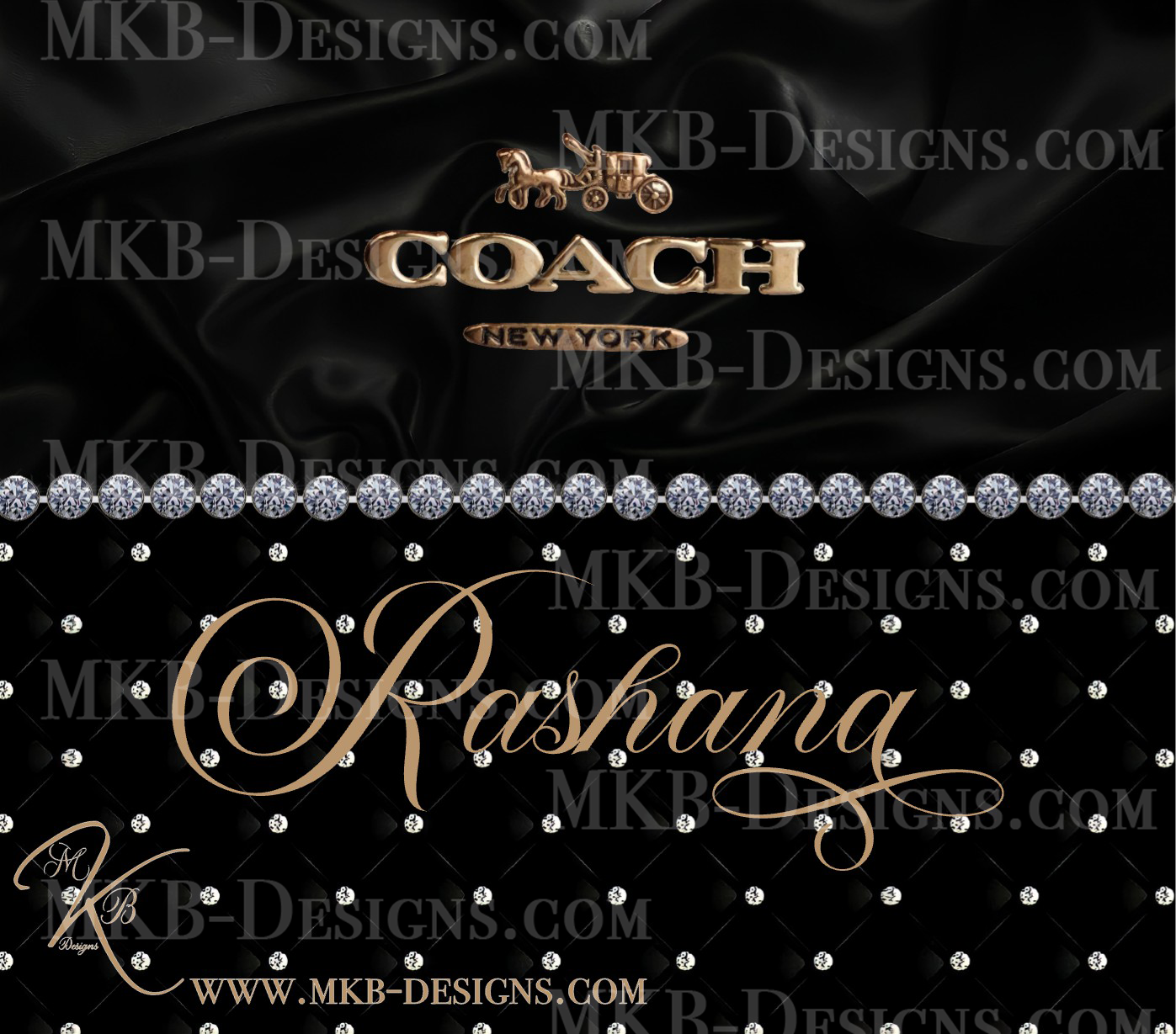 Custom Designer C 20oz Tumbler_Black with Gold Accents
