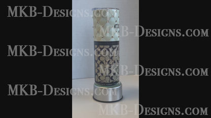 Custom Designer C 20oz Tumbler – Cream & Brown